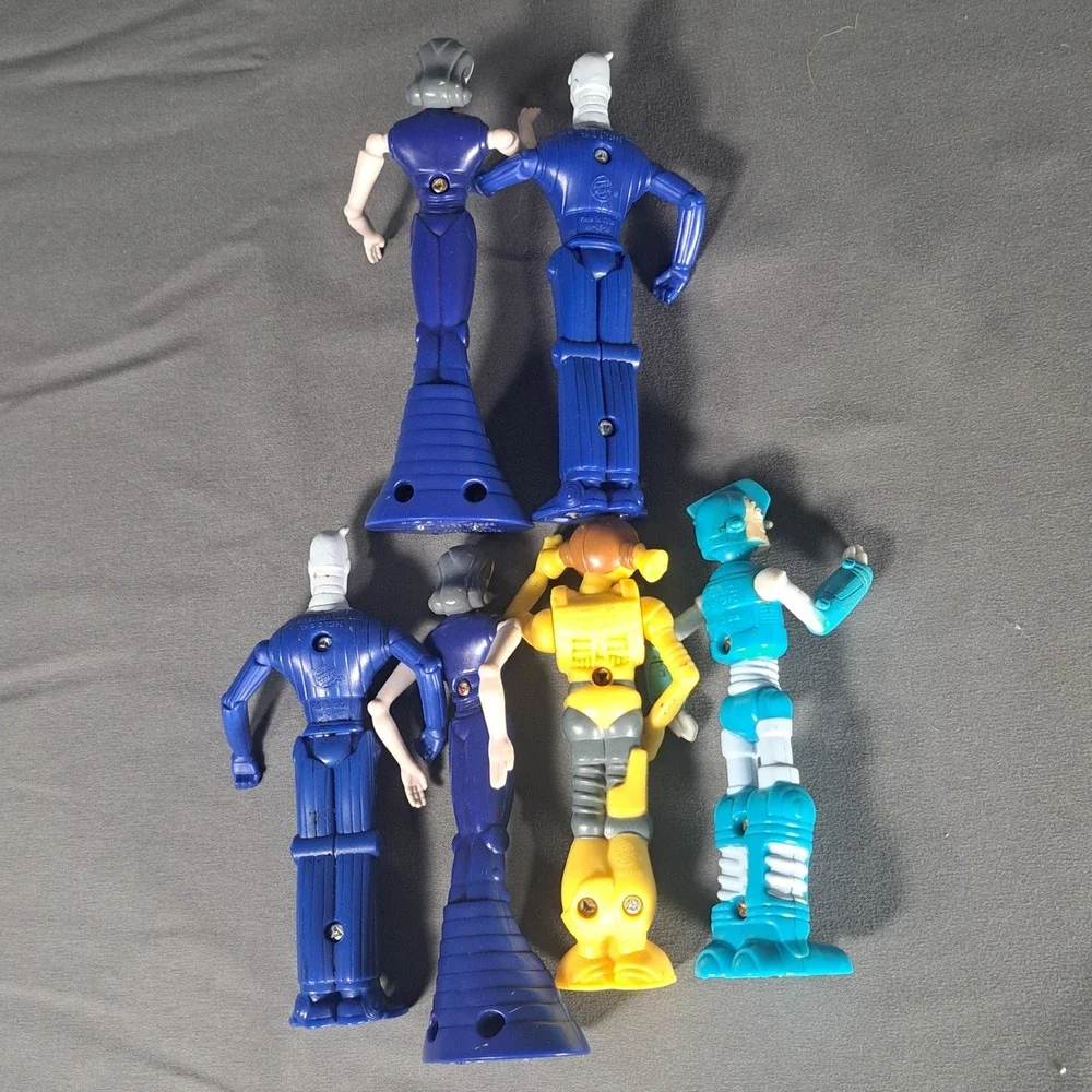 VTG 2005 Robots Movie‎ Burger King Toy Lot Rodney Piper Cappy Ratchet Y2K Retro